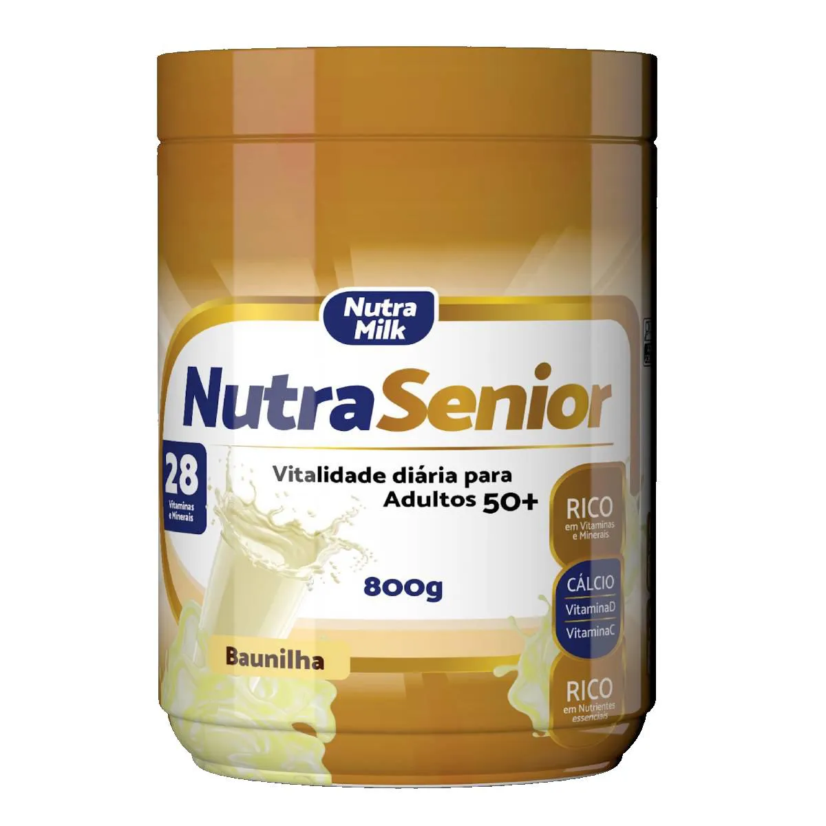 Suplemento Alimentar Nutra Senior 50+ Baunilha 800g — | Farmácia Resyla