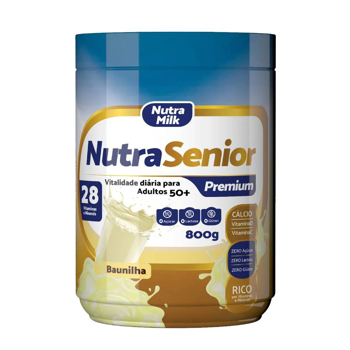 Suplemento Alimentar Nutra Senior Premium Baunilha 800g — | Farmácia Resyla