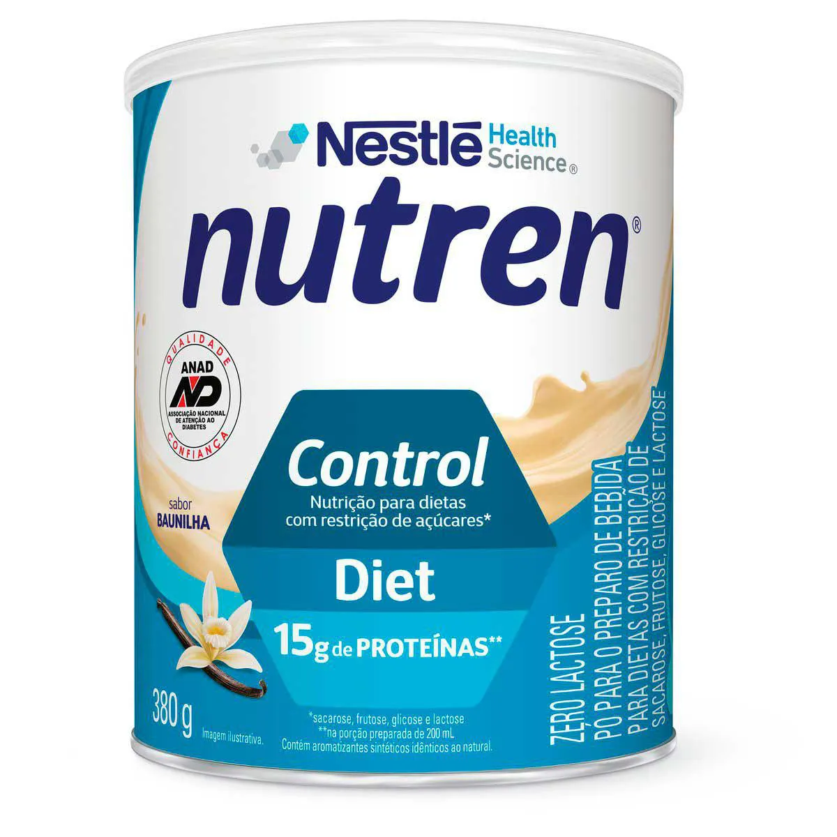 Suplemento Alimentar Nutren Control Baunilha com 380g — Nutren | Farmácia Resyla