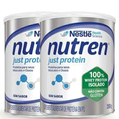 Suplemento Alimentar Nutren Just Protein 280G 2 Unidades — Nutren | Farmácia Resyla