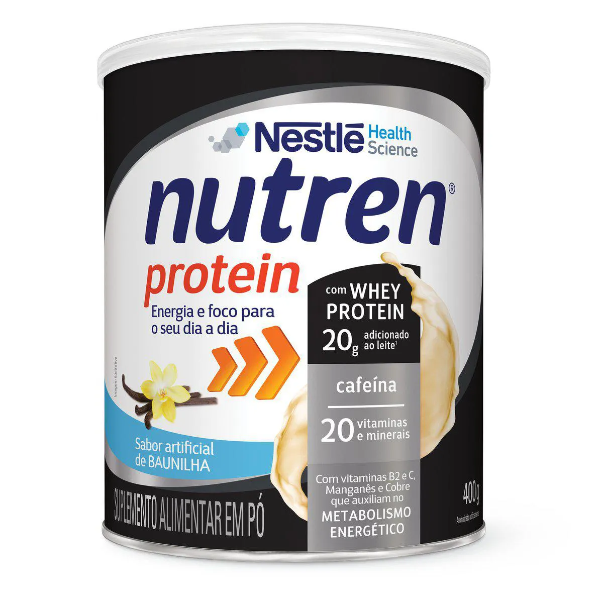 Suplemento Alimentar Nutren Protein Baunilha 400g — Nutren | Farmácia Resyla