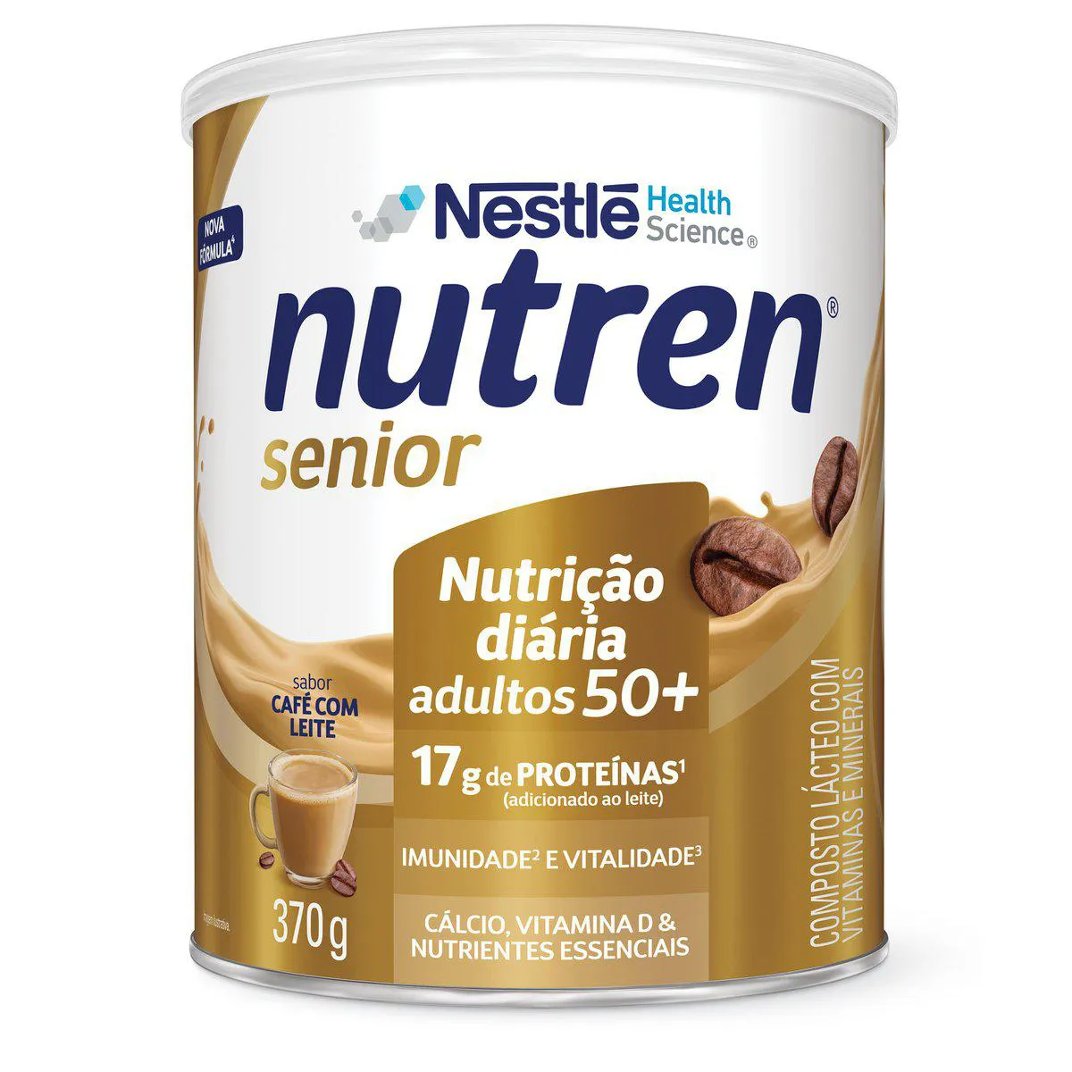 Suplemento Alimentar Nutren Sênior 50+ Café com Leite 370g — Nutren | Farmácia Resyla