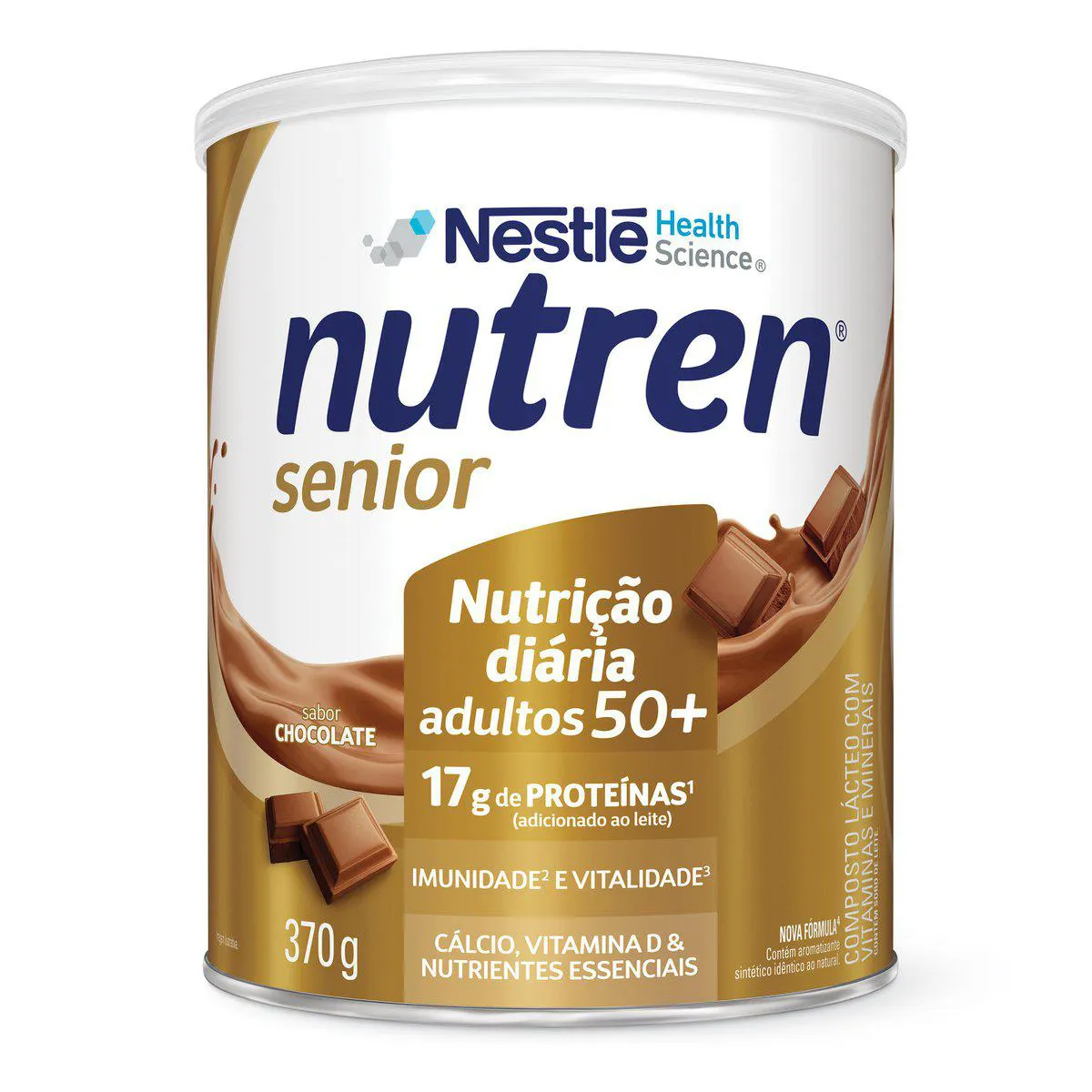 Suplemento Alimentar Nutren Sênior 50+ Chocolate 370g — Nutren | Farmácia Resyla