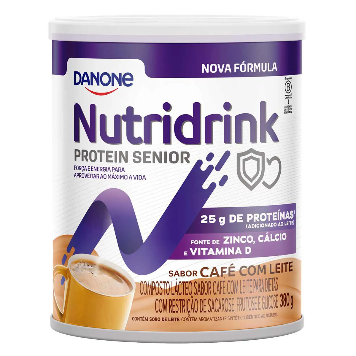 Suplemento Alimentar Nutridrink Protein Senior Pó sabor Café com Leite 380g — Nutridrink | Farmácia Resyla