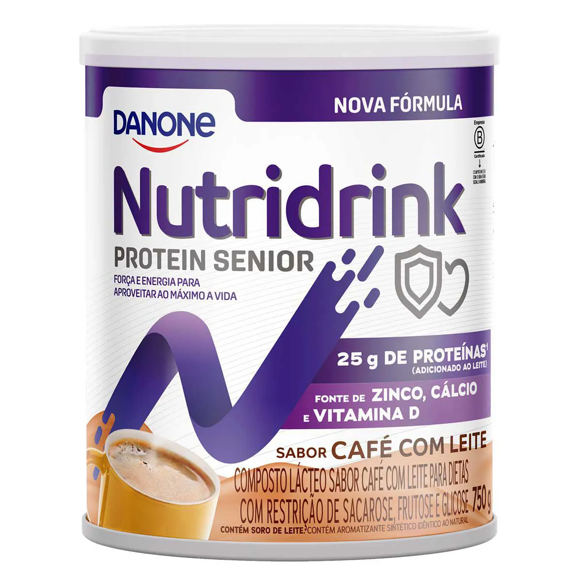 Suplemento Alimentar Nutridrink Protein Senior Pó sabor Café com Leite 750g — Nutridrink | Farmácia Resyla