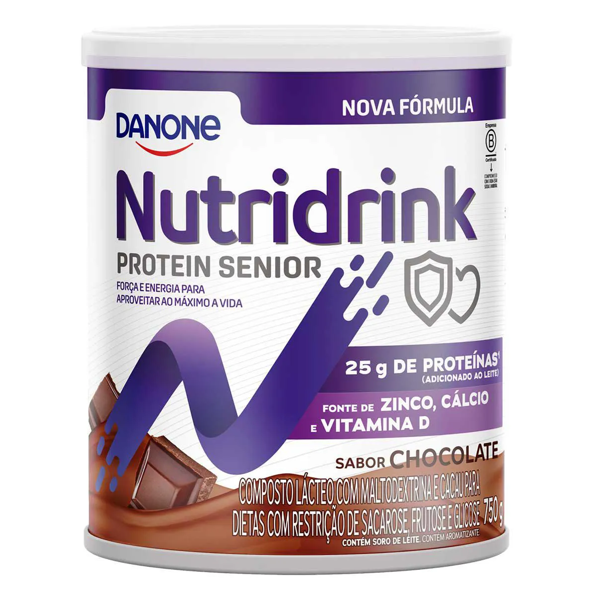 Suplemento Alimentar Nutridrink Protein Sênior Pó sabor Chocolate 750g — Nutridrink | Farmácia Resyla