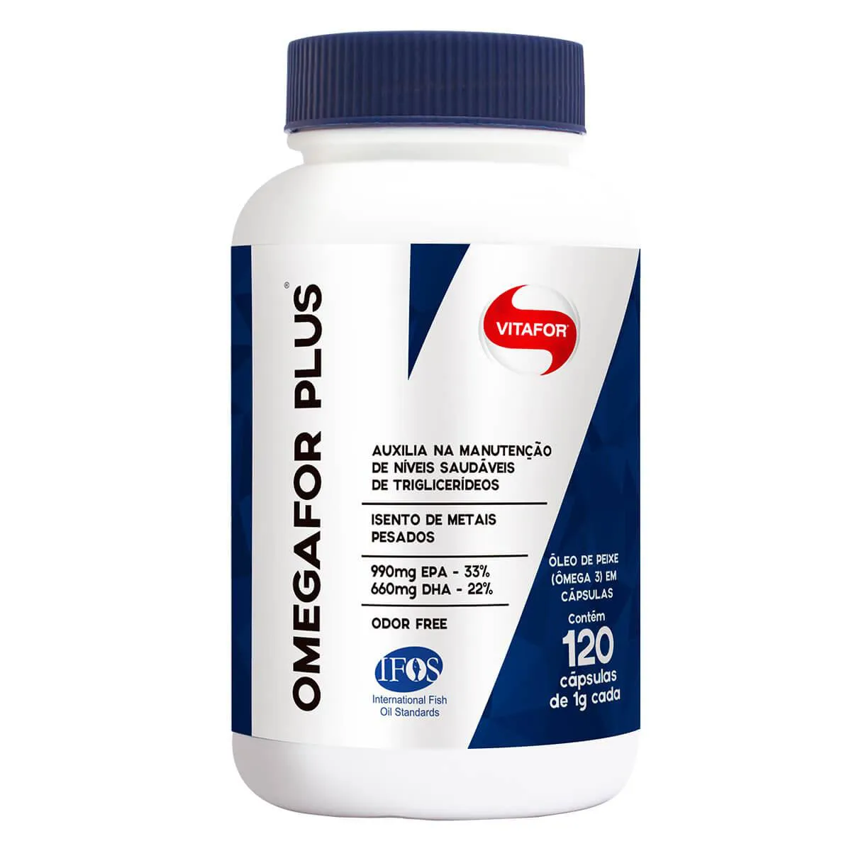 Suplemento Alimentar Omegafor Plus 1g Ômega 3 - 120 cápsulas — | Farmácia Resyla