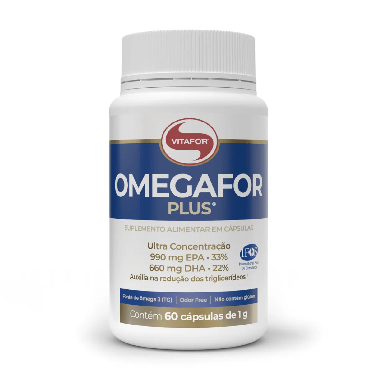 Suplemento Alimentar Ômegafor Plus Vitafor com 60 cápsulas — Vitafor | Farmácia Resyla