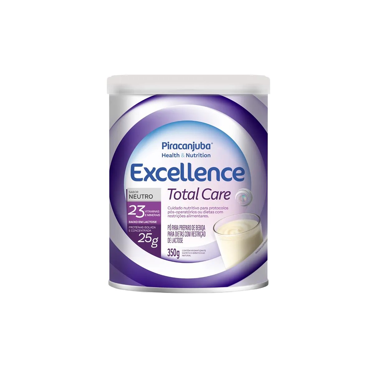 Suplemento Alimentar Piracanjuba Excellence Total Care para GLP-1 e Bariátricos 350g — Piracanjuba | Farmácia Resyla