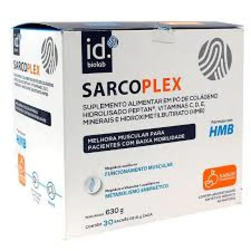 Suplemento Alimentar Sarcoplex Sabor Tangerina 30 Sachês — Aché | Farmácia Resyla