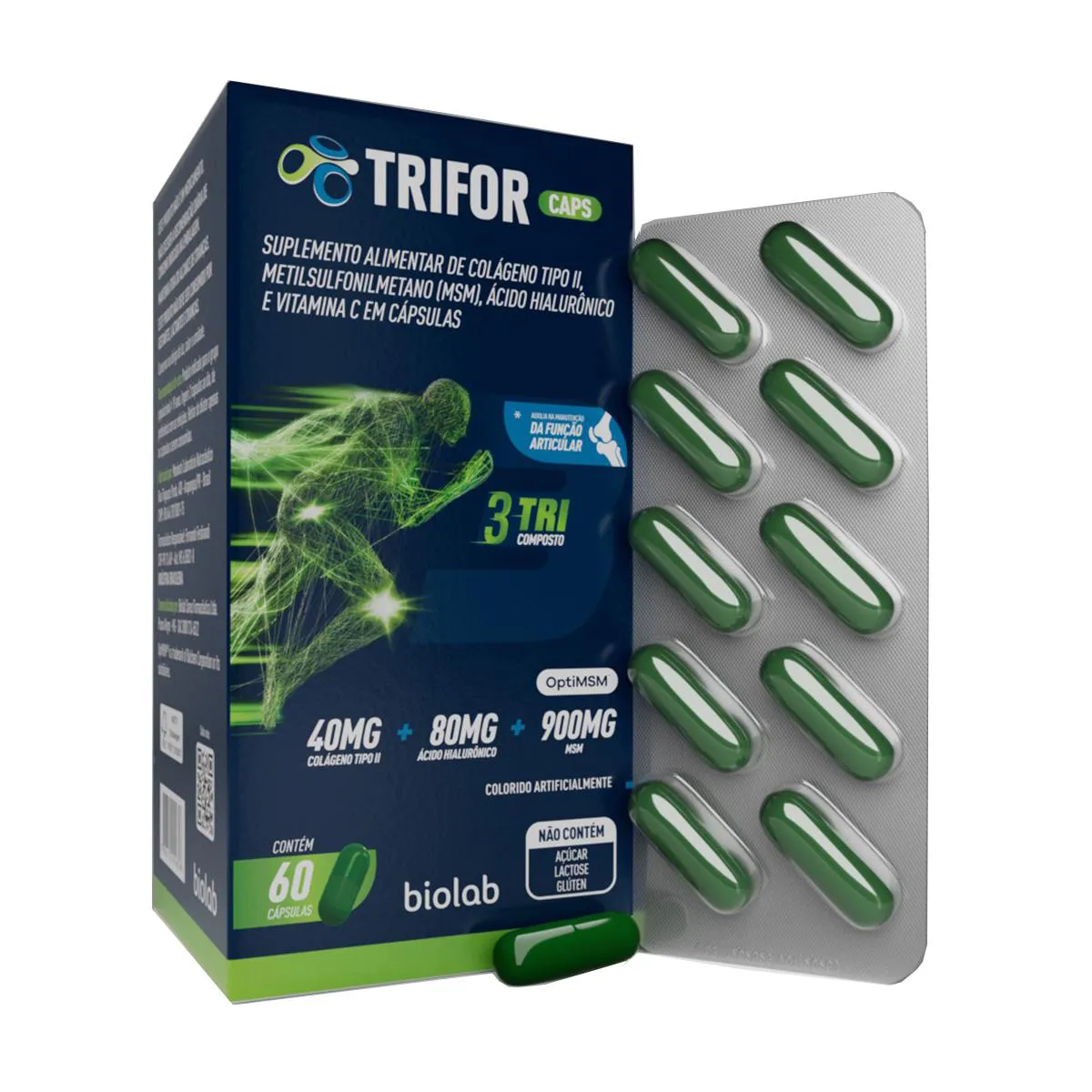 Suplemento Alimentar Trifor Caps 60 Cápsulas — | Farmácia Resyla
