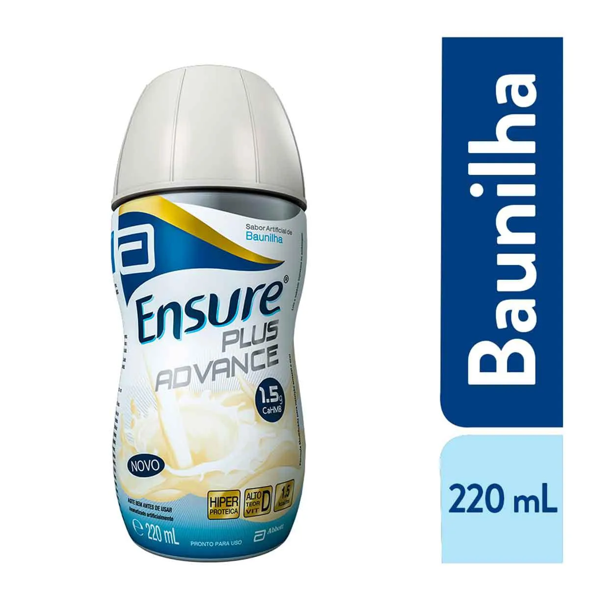 Suplemento Nutricional Ensure Plus Advance Baunilha com 220ml — Ensure | Farmácia Resyla