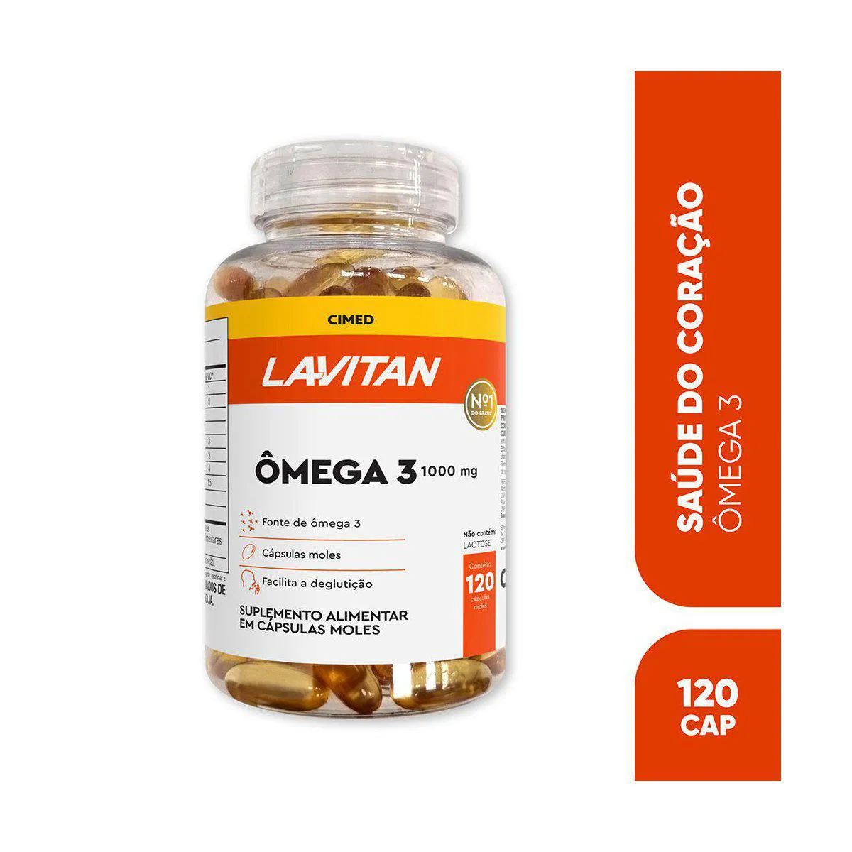 Suplemento Vitamínico Lavitan Ômega 3 com 120 cápsulas — Lavitan | Farmácia Resyla