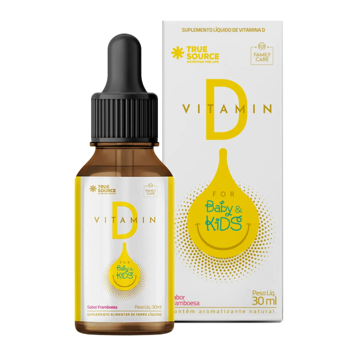 Suplemento Vitamínico True Vitamin D Liquid 30ml — | Farmácia Resyla