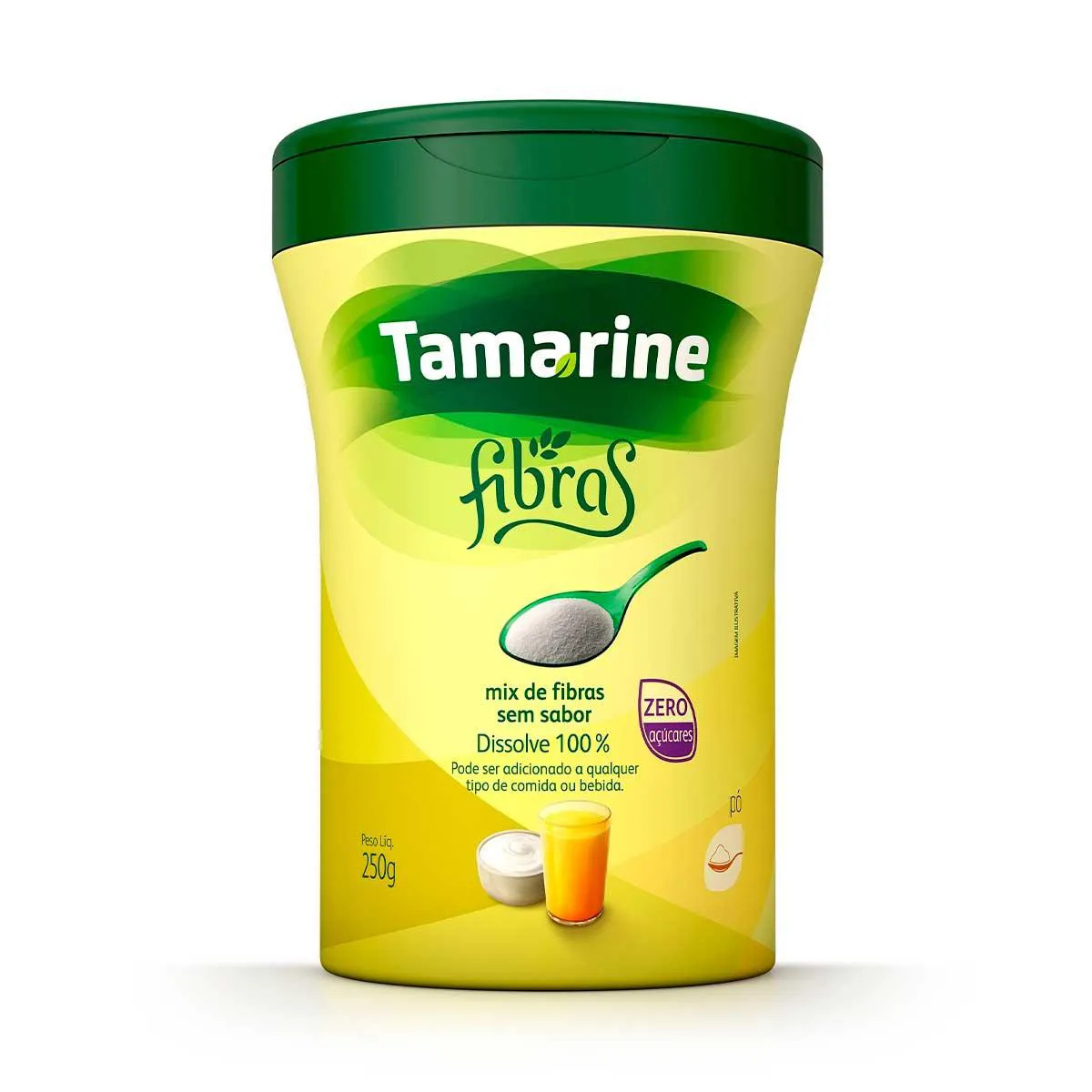 Tamarine Fibras em Pó Sem Sabor 250g — | Farmácia Resyla