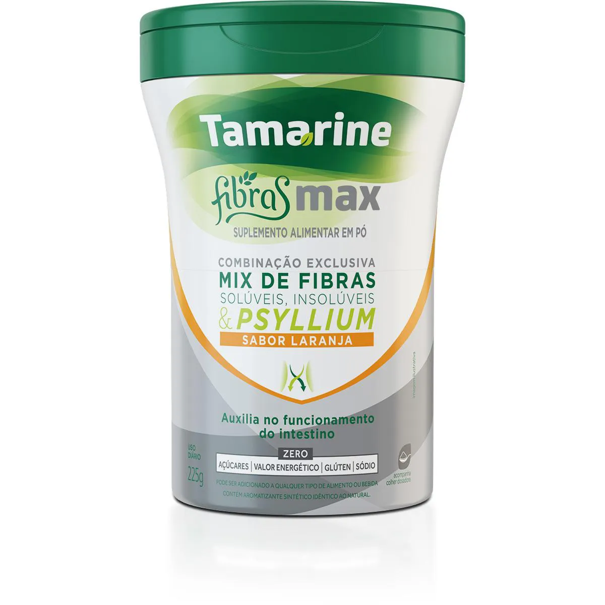 Tamarine Fibras Max em Pó Laranja Zero 225g — | Farmácia Resyla