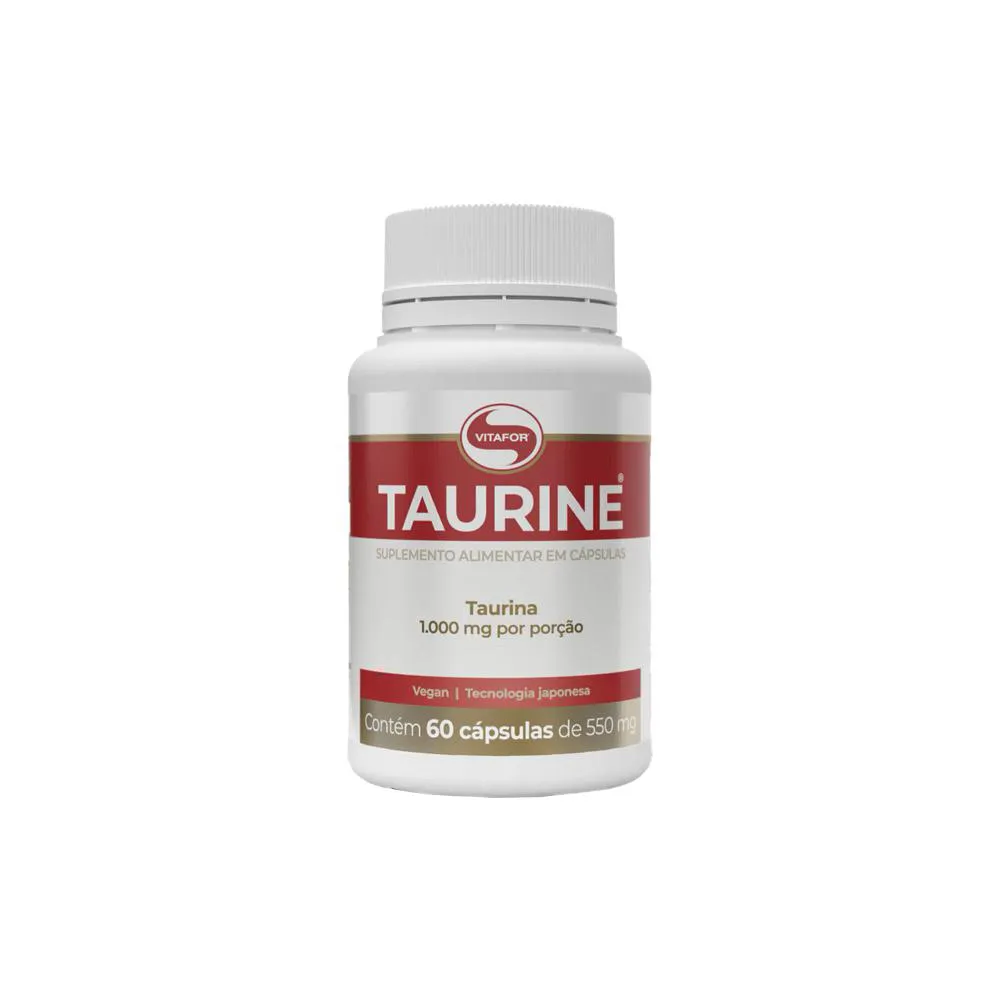 Taurina Vitafor 60 cápsulas — Vitafor | Farmácia Resyla