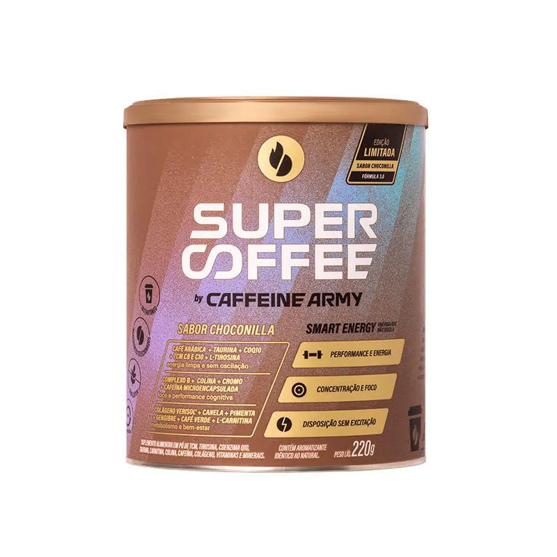 Termogênico Supercoffee 3.0 Caffeine Army Choconilla 220g — Off | Farmácia Resyla