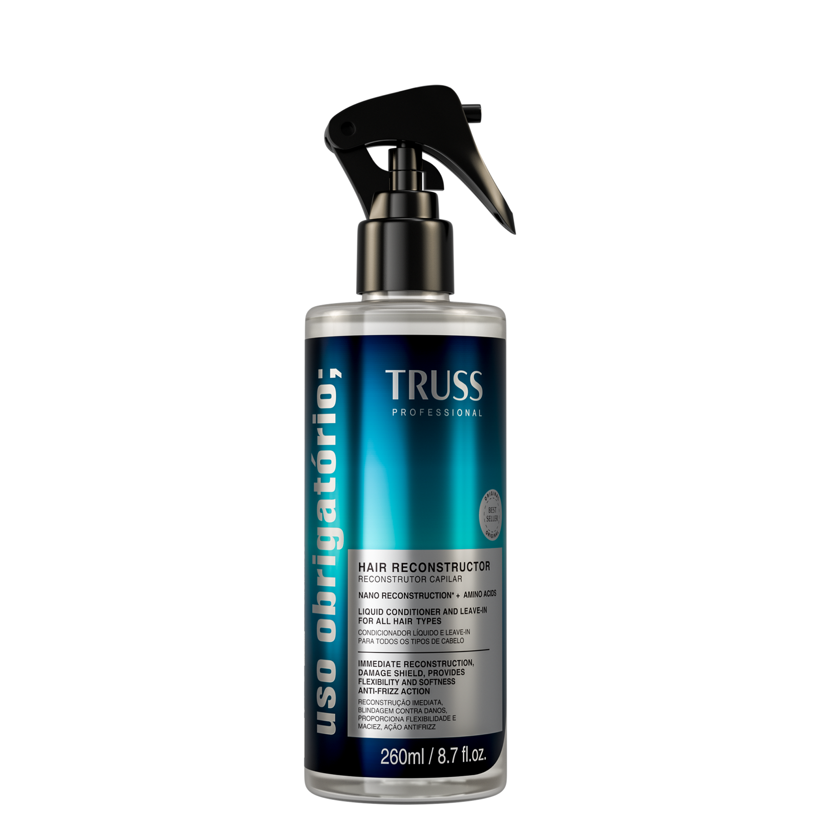 TRUSS Uso Obrigatório - Tratamento Reconstrutor 260ml — Truss | Farmácia Resyla