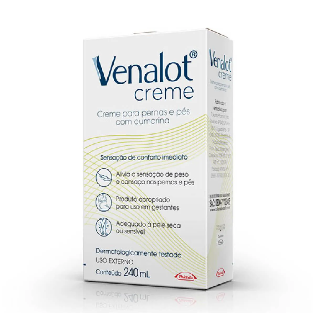 Venalot Creme Para Pernas e Pés com 240ml — Venalot | Farmácia Resyla