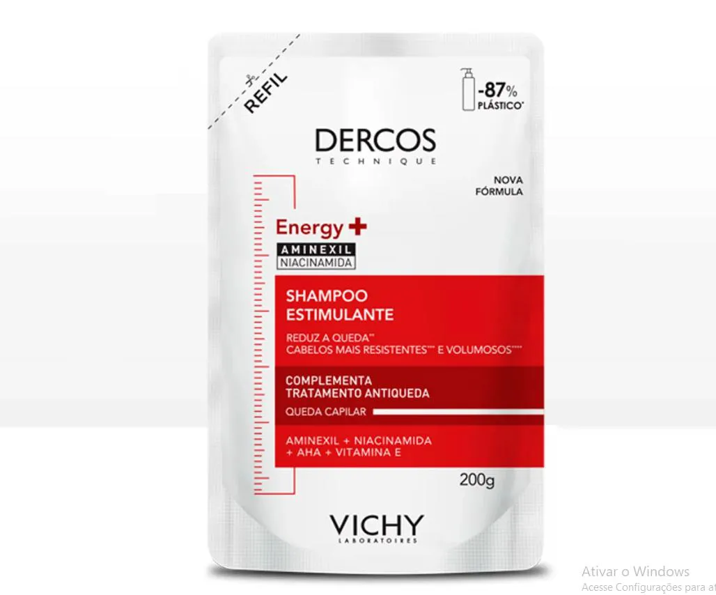 Vichy Dercos Energy+ Refil Shampoo Estimulante 200g — Vichy | Farmácia Resyla