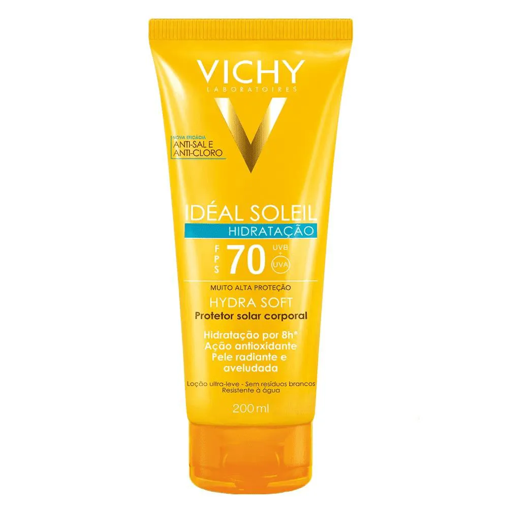 Vichy Idéal Soleil Hydrasoft Fps70 200Ml — Vichy | Farmácia Resyla