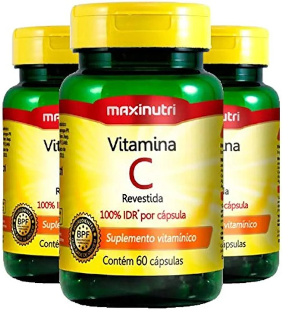 Vitamina C 3 Unidades de 60 Cápsulas Maxinutri — Maxinutri | Farmácia Resyla
