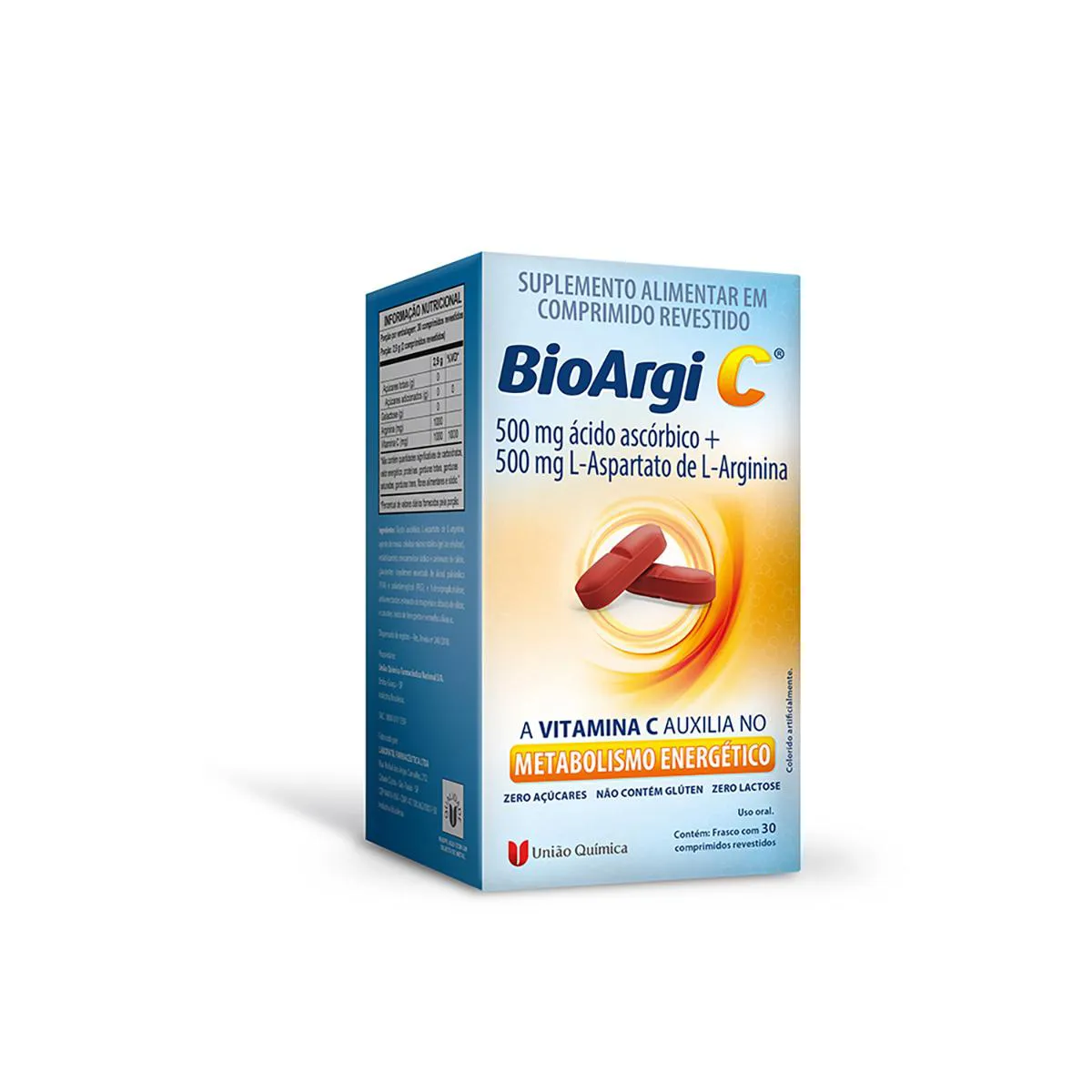 Vitamina C + Arginina Bioargi C 30 comprimidos — | Farmácia Resyla