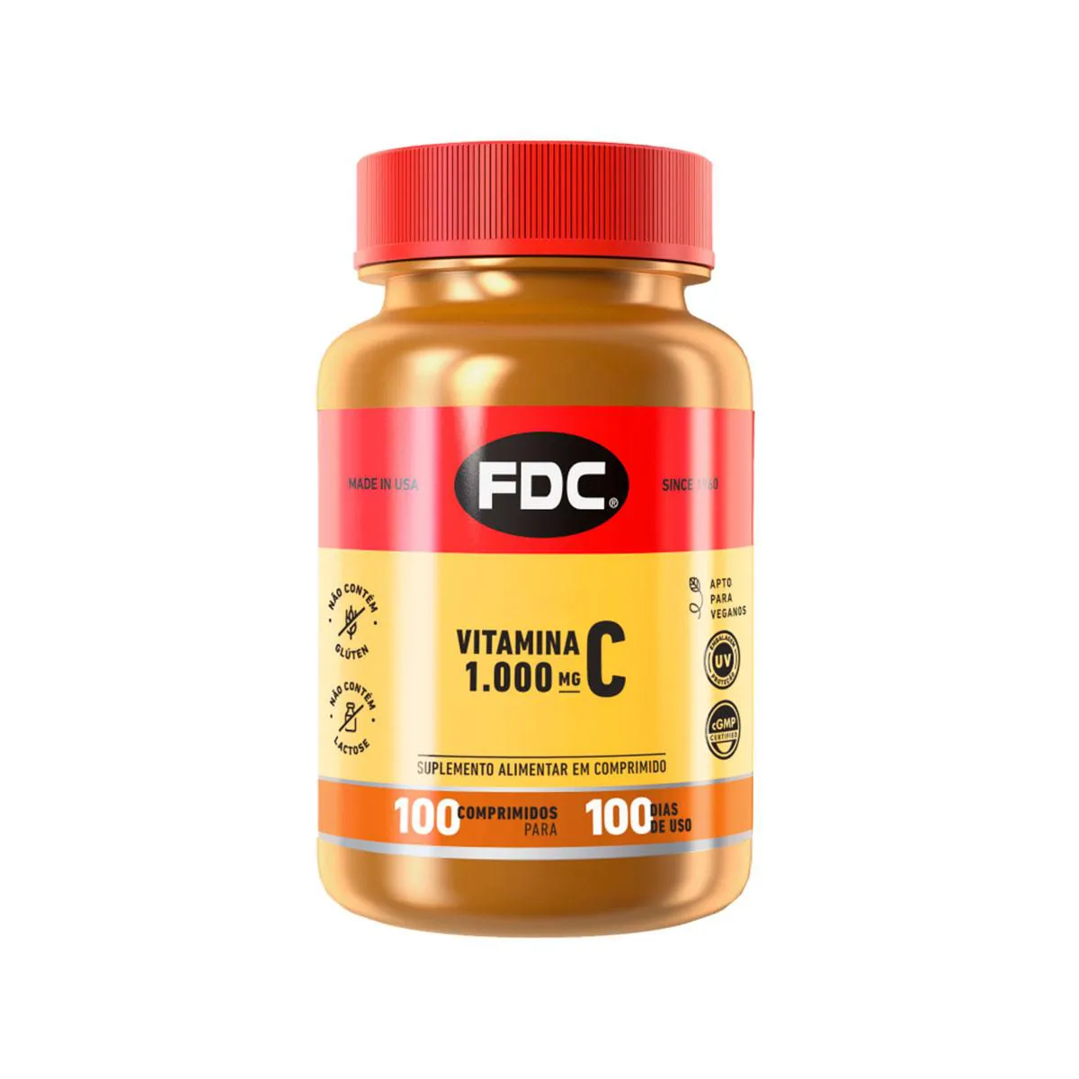 Vitamina C FDC 1000mg 100 comprimidos — Fdc | Farmácia Resyla