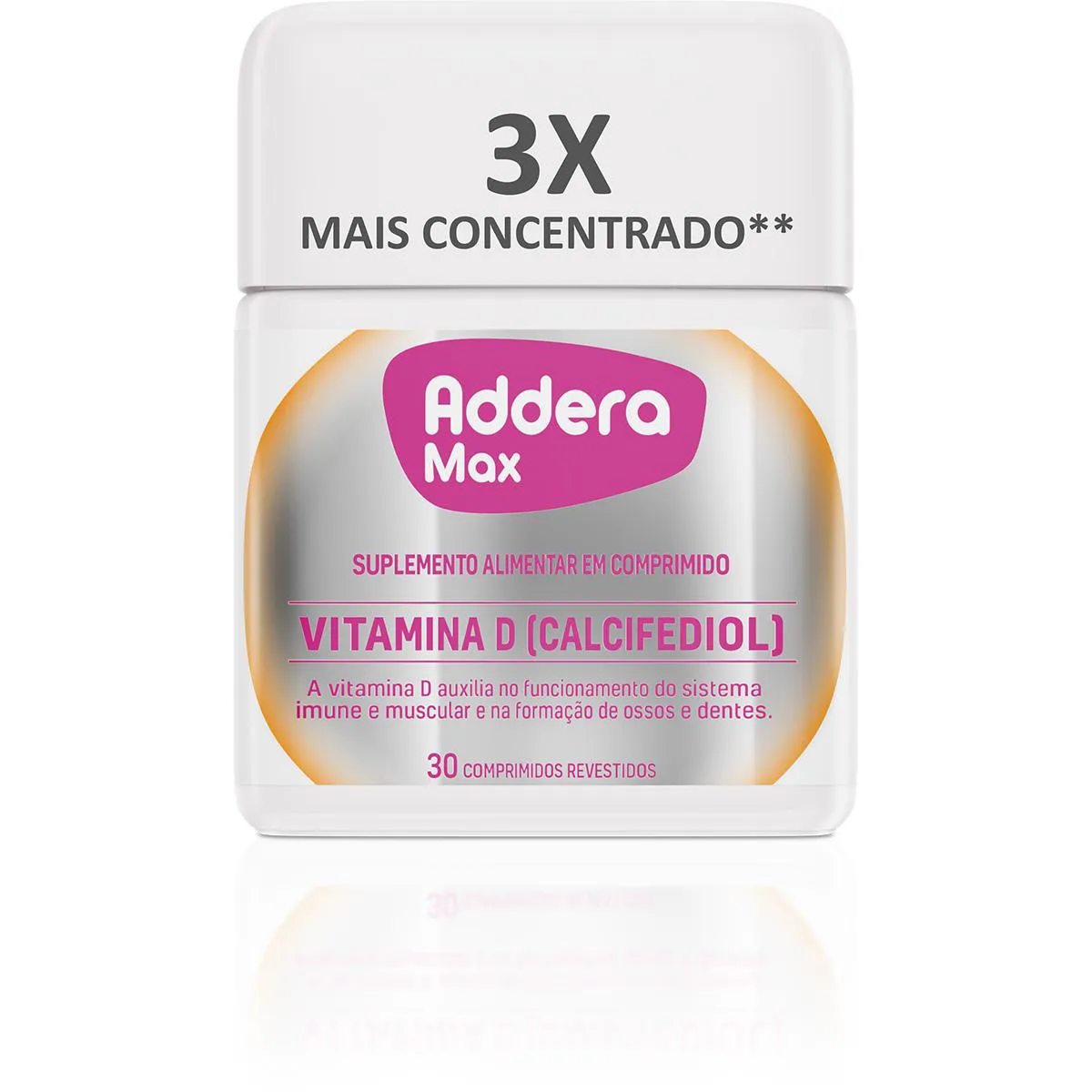 Vitamina D Addera Max 30 comprimidos — Addera | Farmácia Resyla
