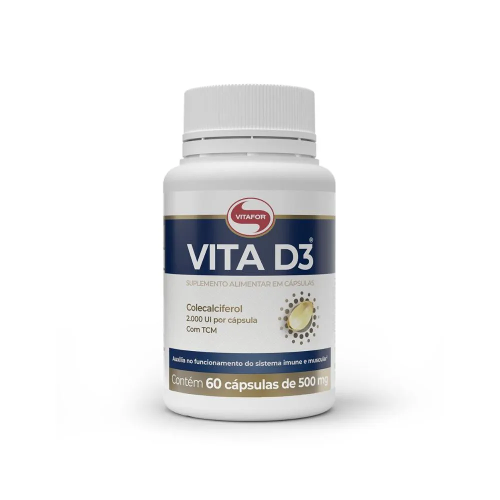 Vitamina D3 2000ui 60 Cápsulas. Vitafor — Vitafor | Farmácia Resyla