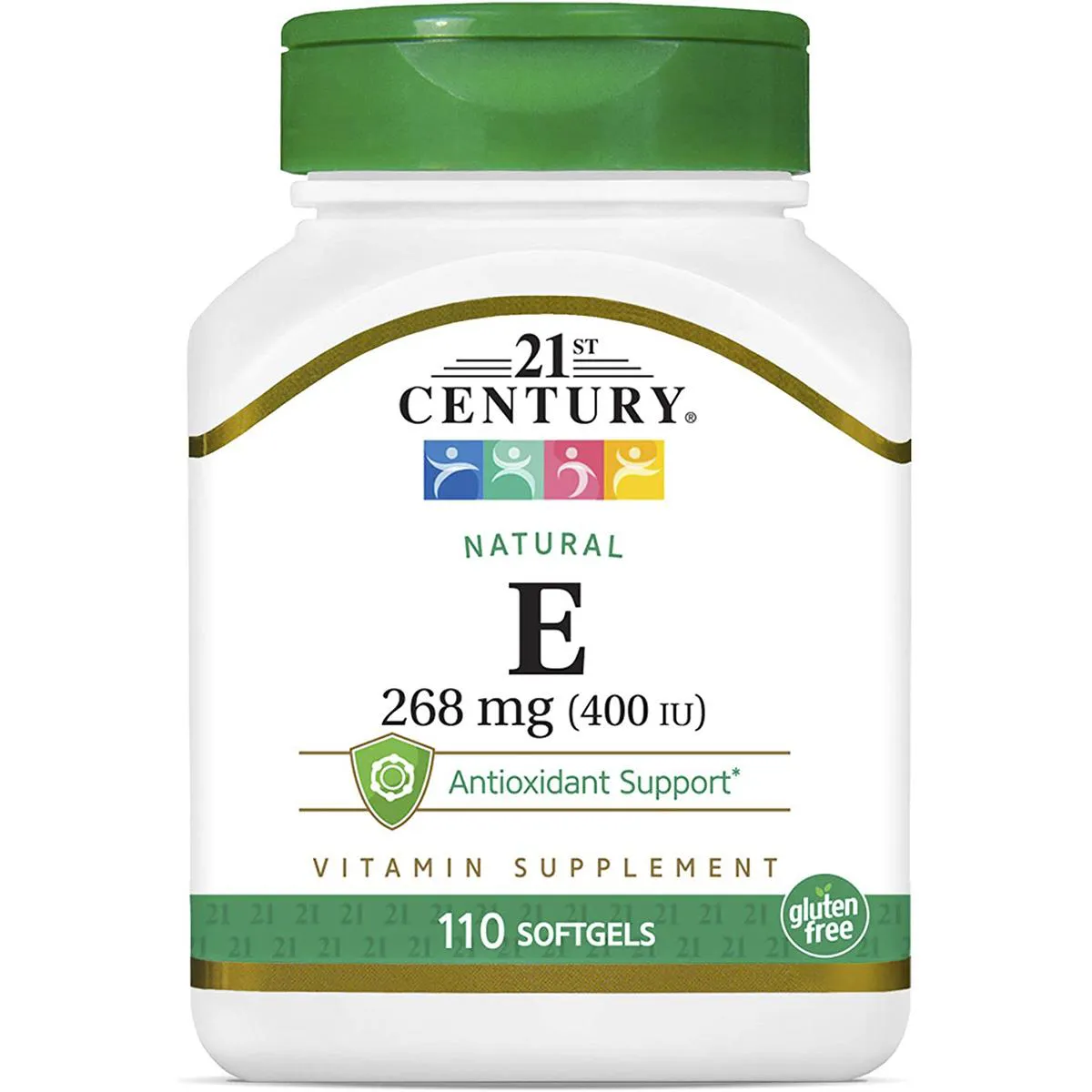 Vitamina e 180 Mg 400 Ui 110 cápsulas 21st Century — | Farmácia Resyla