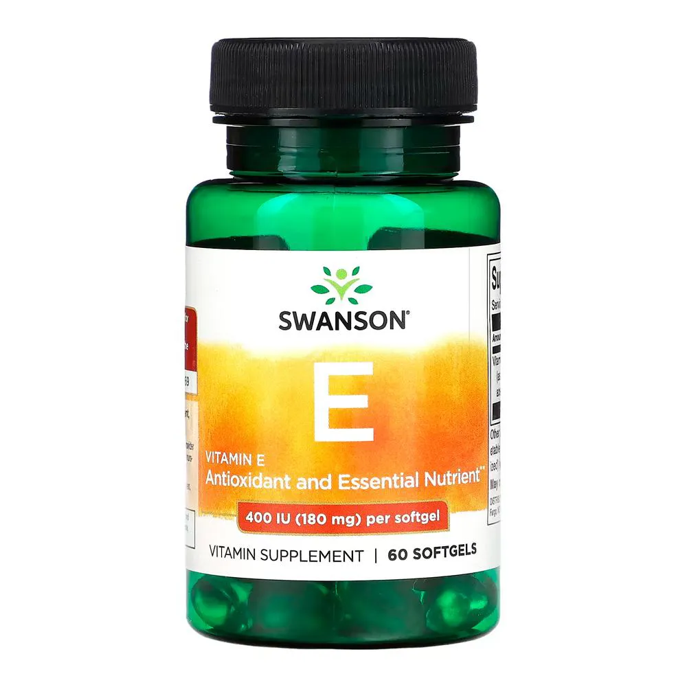 Vitamina E-400 180.2mg Swanson 60 Sgels Importado — | Farmácia Resyla