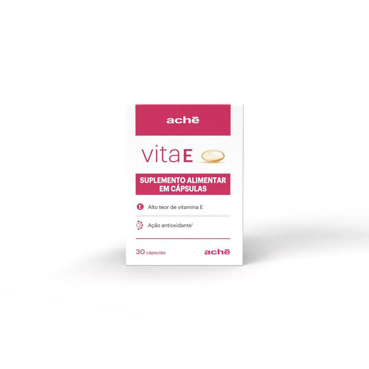 Vitamina E Aché Vita E 30 cápsulas — Aché | Farmácia Resyla