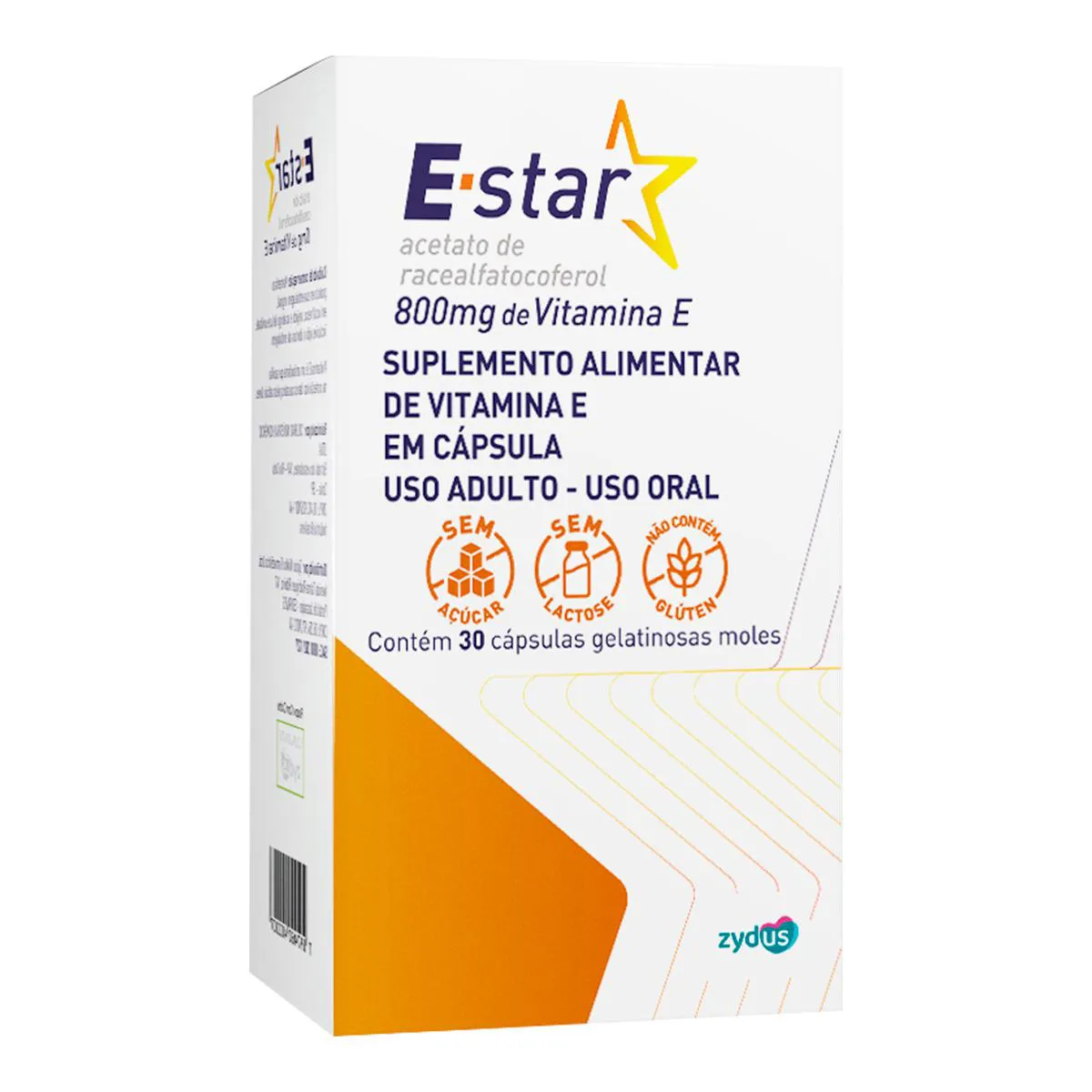 Vitamina E E-Star 800mg 30 cápsulas — | Farmácia Resyla