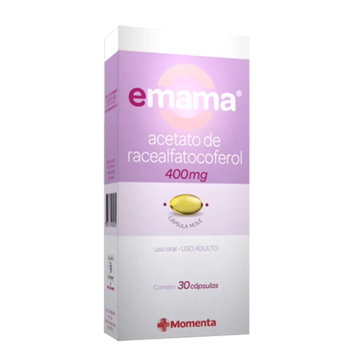 Vitamina E Emama 30 cápsulas — Mam | Farmácia Resyla