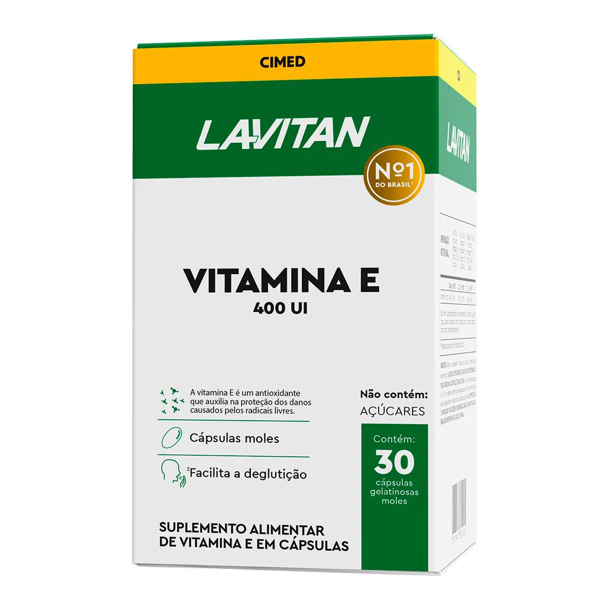 Vitamina E Lavitan 400UI 30 Cápsulas — Lavitan | Farmácia Resyla