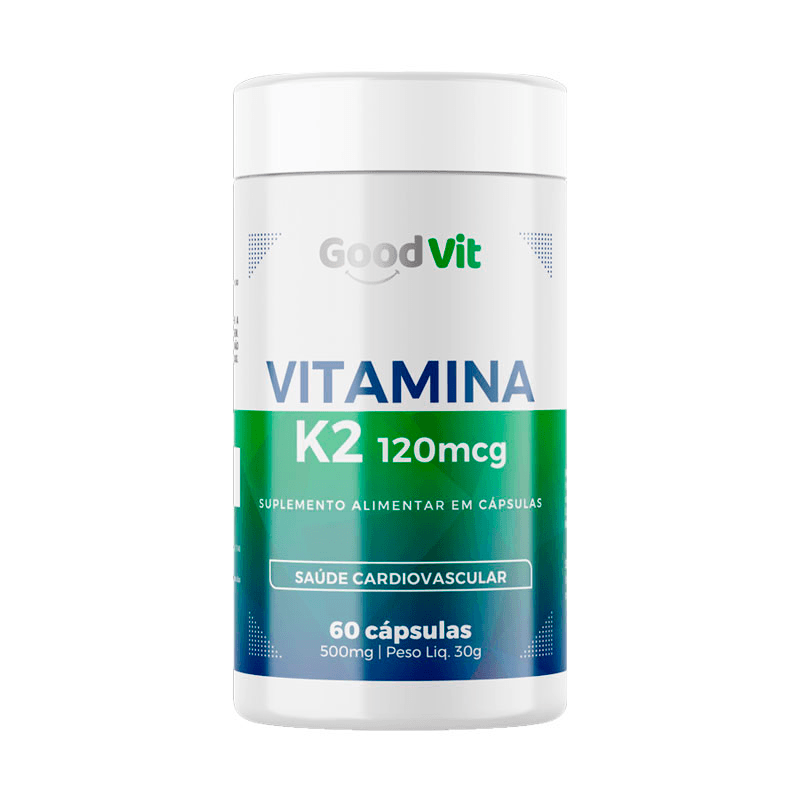 Vitamina K2 120mcg Suplemento Alimentar 60 Cápsulas 500mg Good Vit — | Farmácia Resyla