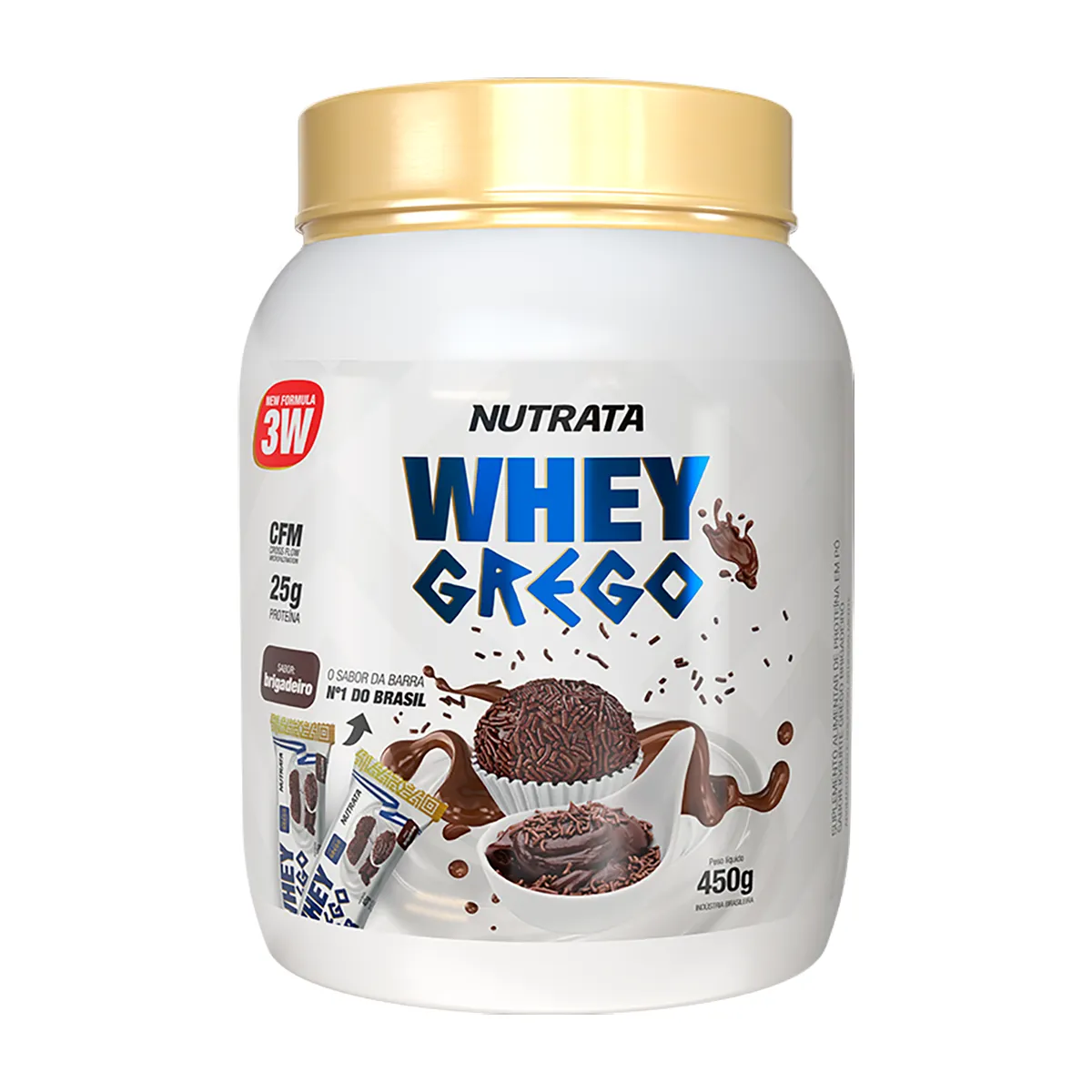 Whey Grego Nutrata Brigadeiro 450g — Nutrata | Farmácia Resyla