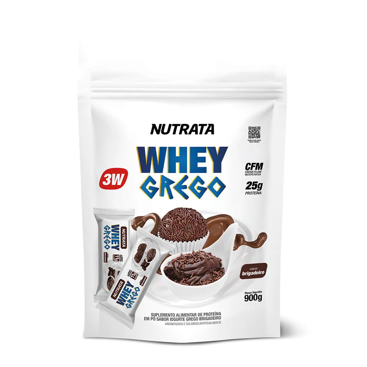 Whey Grego Nutrata Brigadeiro 900g — Nutrata | Farmácia Resyla
