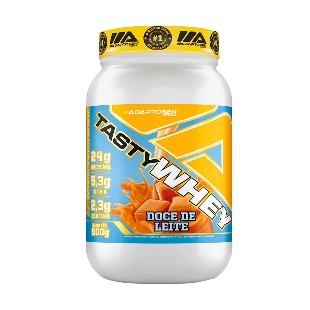 Whey Protein Adaptogen Tasty Whey Doce de Leite 900g — Adaptogen | Farmácia Resyla