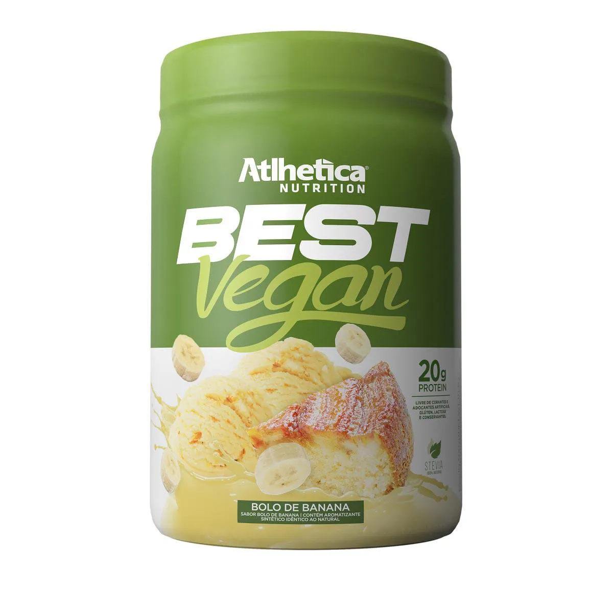 Whey Protein Best Vegan Atlhetica Nutrition Bolo de Banana 500g — Atlhetica Nutrition | Farmácia Resyla