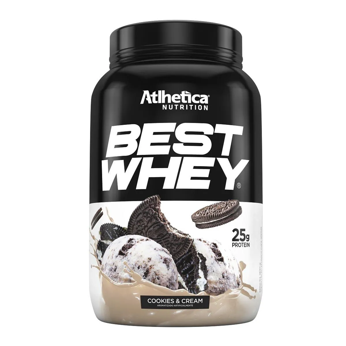Whey Protein Best Whey Atlhetica Nutrition Cookies & Cream 900g — Atlhetica Nutrition | Farmácia Resyla