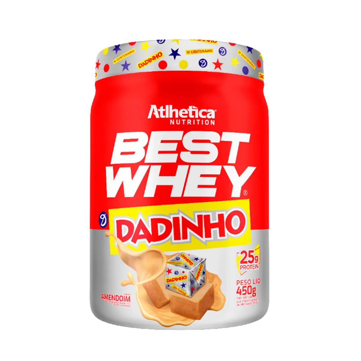 Whey Protein Best Whey Atlhetica Nutrition Dadinho 450g — Atlhetica Nutrition | Farmácia Resyla