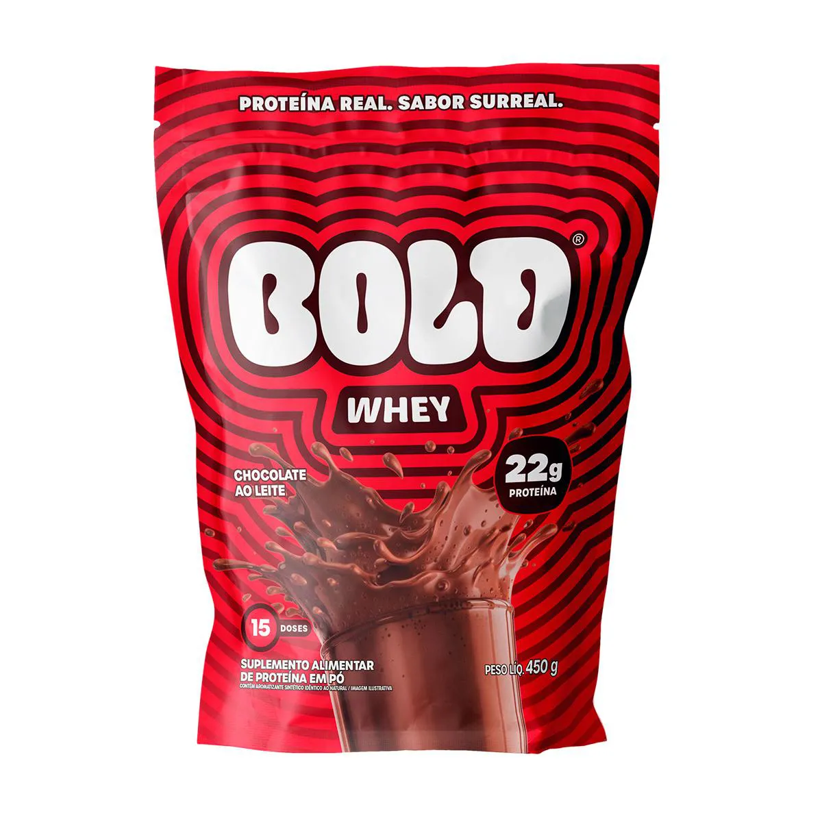 Whey Protein Bold Chocolate ao Leite 450g — | Farmácia Resyla