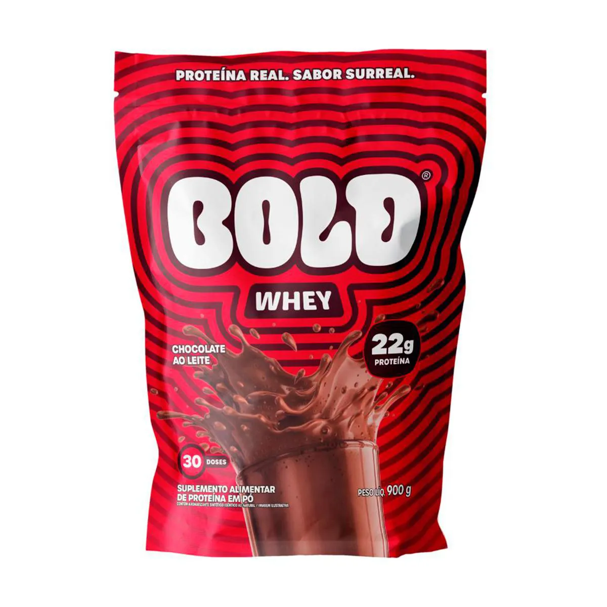 Whey Protein Bold Chocolate ao Leite 900g — | Farmácia Resyla