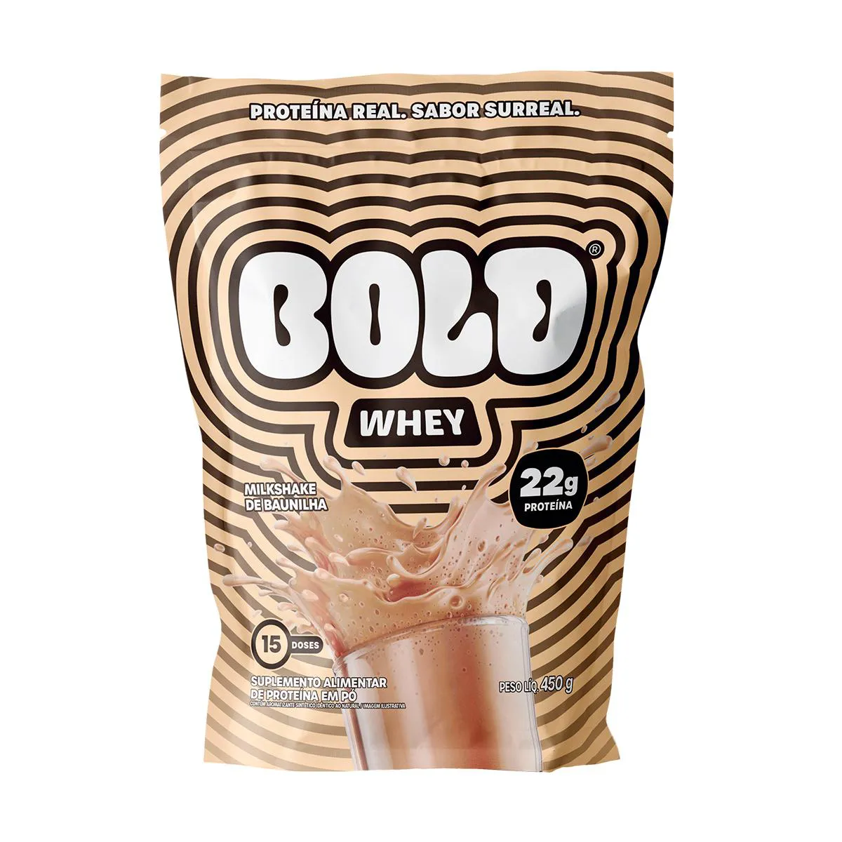 Whey Protein Bold Milkshake de Baunilha 450g — | Farmácia Resyla
