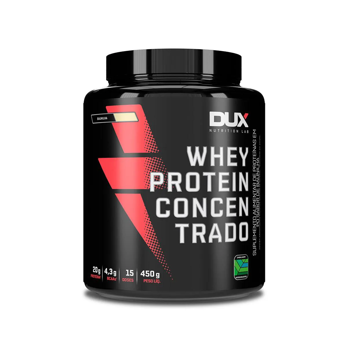 Whey Protein Concentrado Dux Nutrition Baunilha 450g — Dux Nutrition | Farmácia Resyla