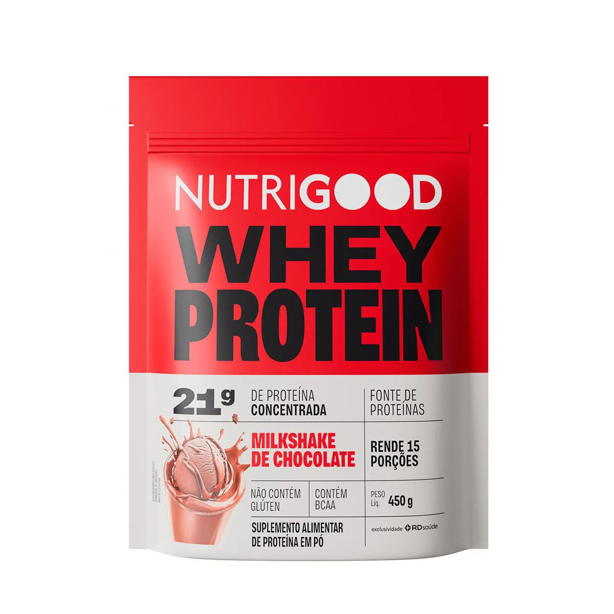Whey Protein Concentrado Nutrigood Milkshake de Chocolate 450g — | Farmácia Resyla
