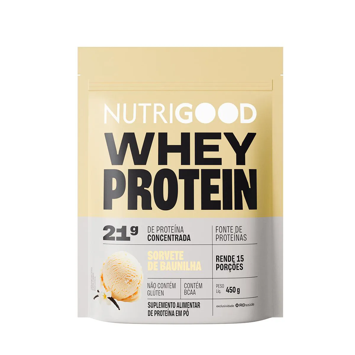 Whey Protein Concentrado Nutrigood Sorvete de Baunilha 450g — | Farmácia Resyla